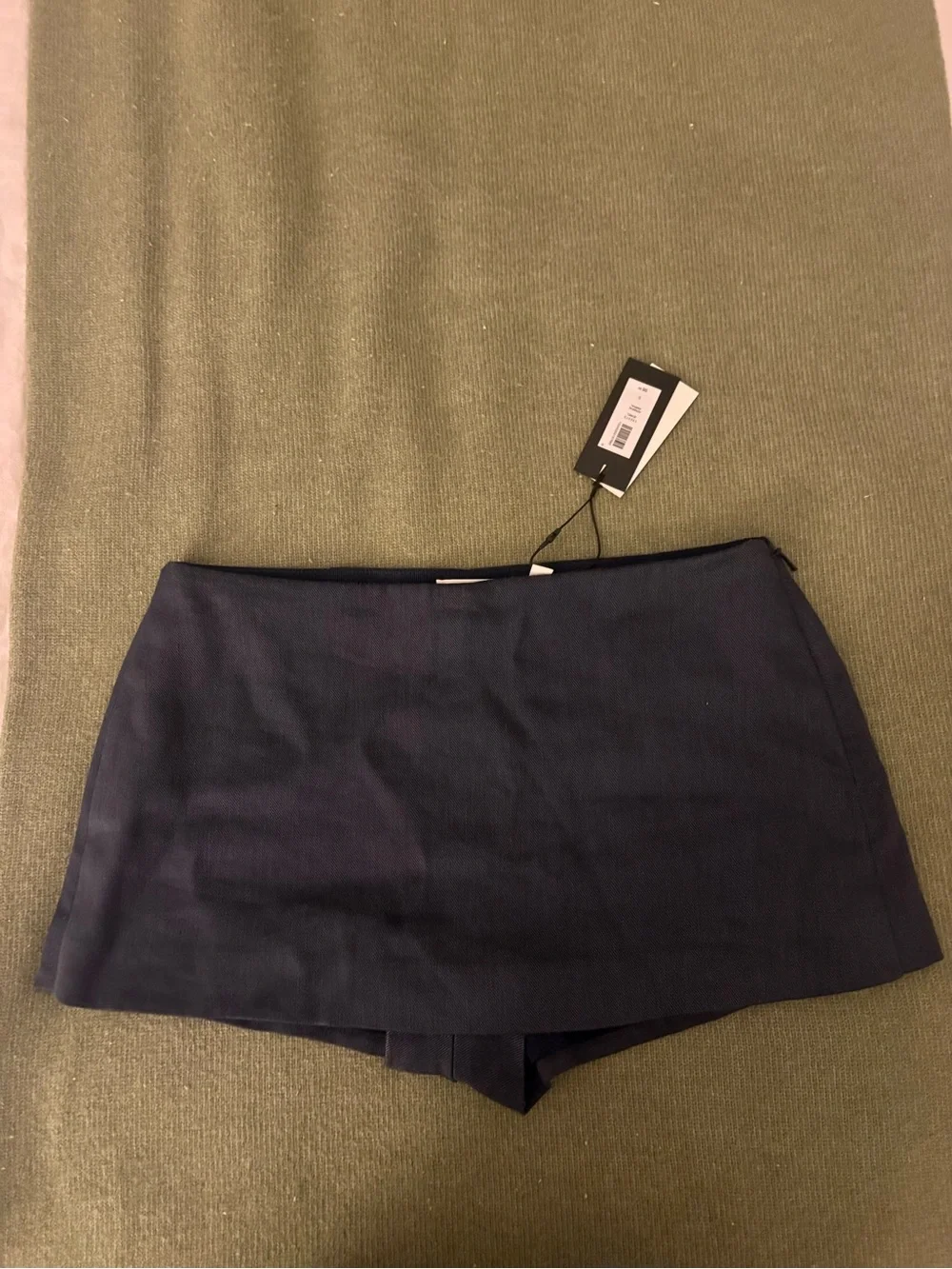 Aritzia Navy Mini Skort